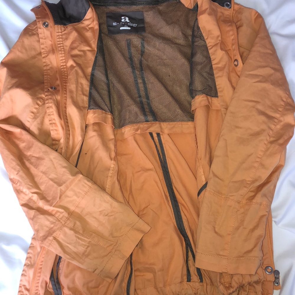 Zip up and button jacket